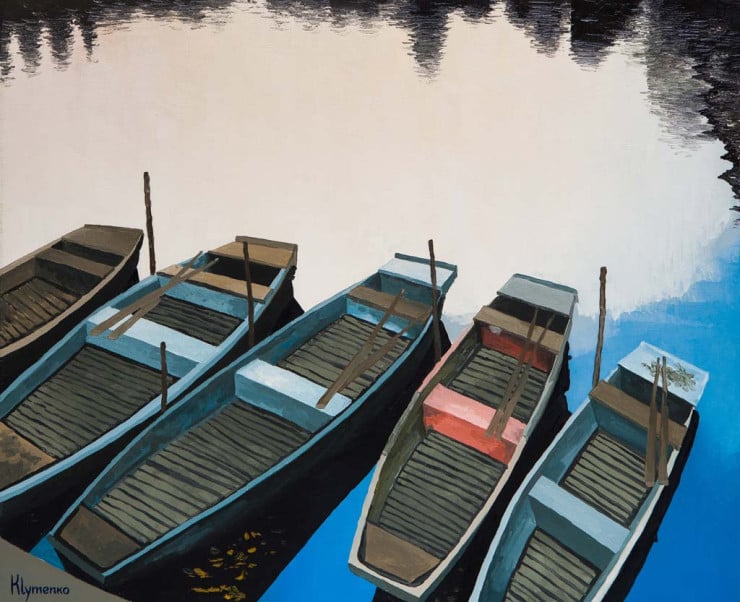 Parking on the Vltava, Prague