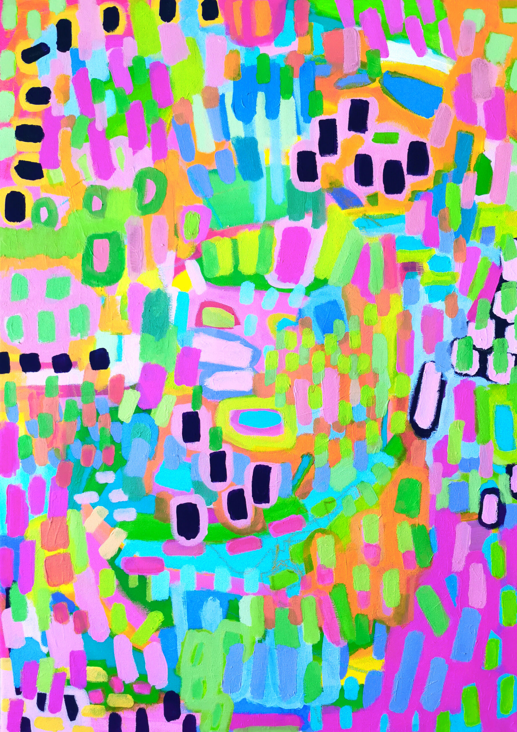 Multicolor Abstraction Evelyn La Starza