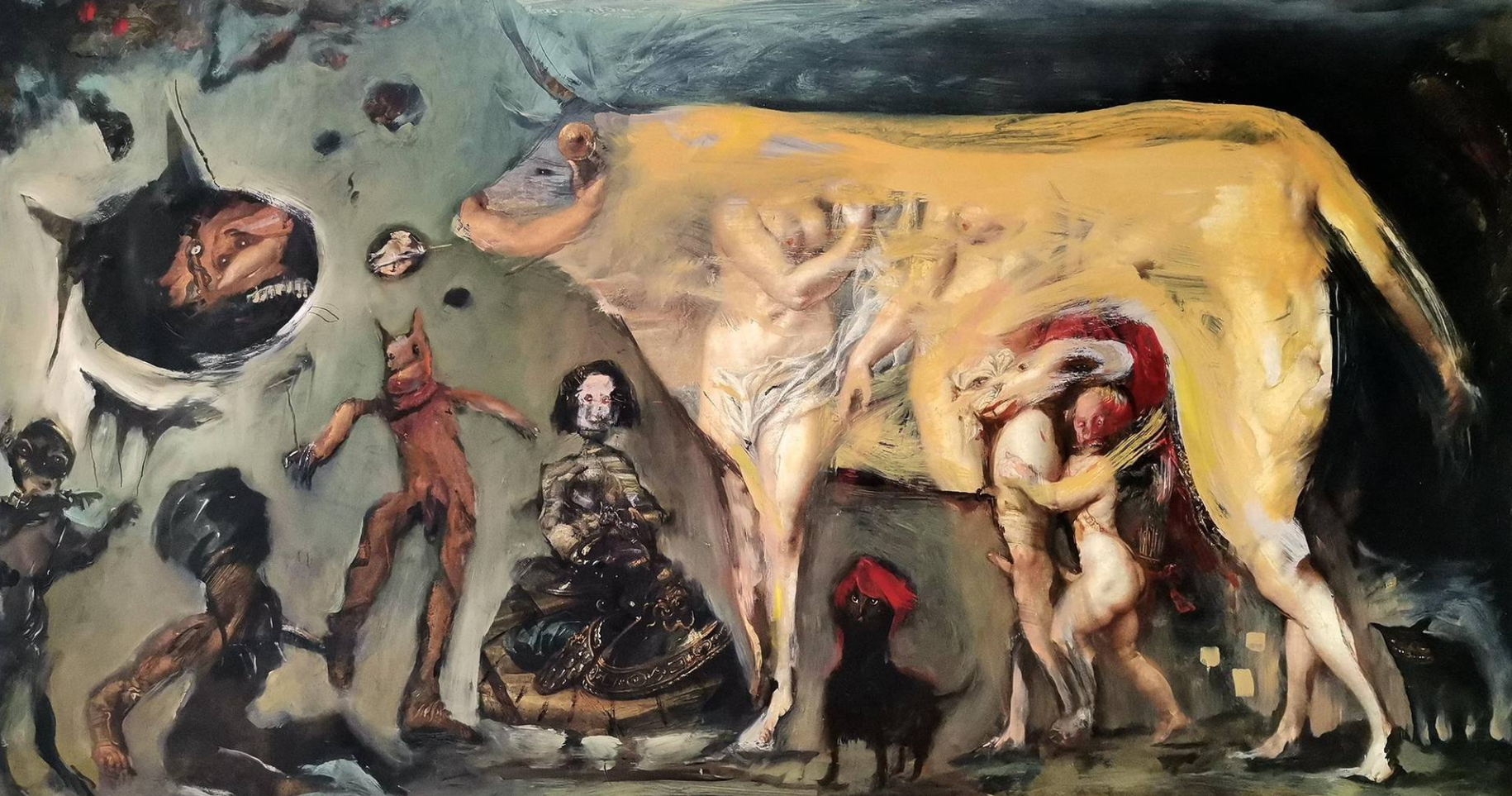 The judgment of Paris as a cow